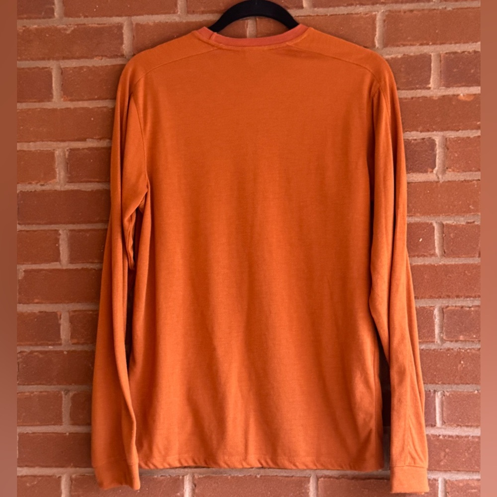 The North Face Vapor Wick Orange Long Sleeve Tee - Picture 2 of 5